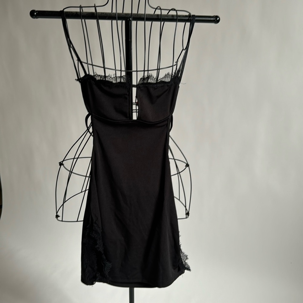 Lace slip dress